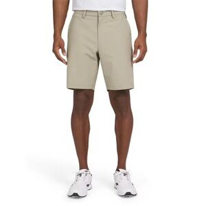 Chaps Golf Men's & Big Men's Performance 9" Golf Short, Size 40, Khaki,Polyester